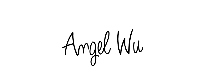 Design your own signature with our free online signature maker. With this signature software, you can create a handwritten (Angelique-Rose-font-FFP) signature for name Angel Wu. Angel Wu signature style 5 images and pictures png