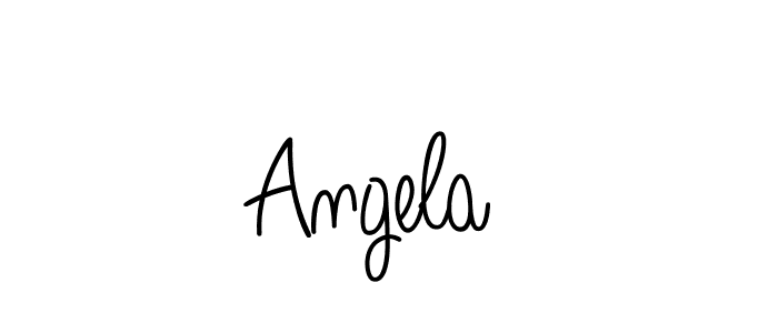 Here are the top 10 professional signature styles for the name Angela . These are the best autograph styles you can use for your name. Angela  signature style 5 images and pictures png