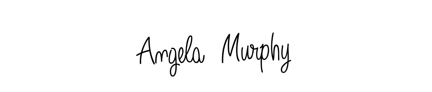 How to make Angela  Murphy name signature. Use Angelique-Rose-font-FFP style for creating short signs online. This is the latest handwritten sign. Angela  Murphy signature style 5 images and pictures png