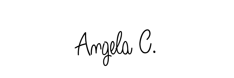 Also You can easily find your signature by using the search form. We will create Angela C. name handwritten signature images for you free of cost using Angelique-Rose-font-FFP sign style. Angela C. signature style 5 images and pictures png