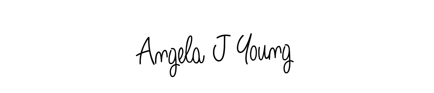 How to make Angela J Young signature? Angelique-Rose-font-FFP is a professional autograph style. Create handwritten signature for Angela J Young name. Angela J Young signature style 5 images and pictures png