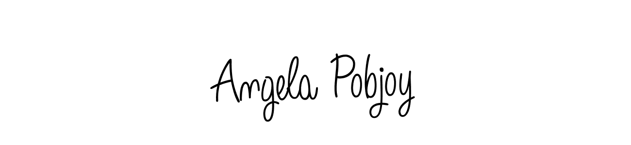 Also You can easily find your signature by using the search form. We will create Angela Pobjoy name handwritten signature images for you free of cost using Angelique-Rose-font-FFP sign style. Angela Pobjoy signature style 5 images and pictures png