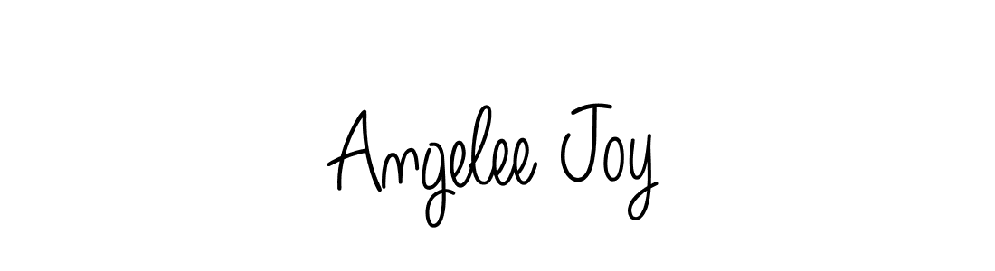 How to make Angelee Joy name signature. Use Angelique-Rose-font-FFP style for creating short signs online. This is the latest handwritten sign. Angelee Joy signature style 5 images and pictures png