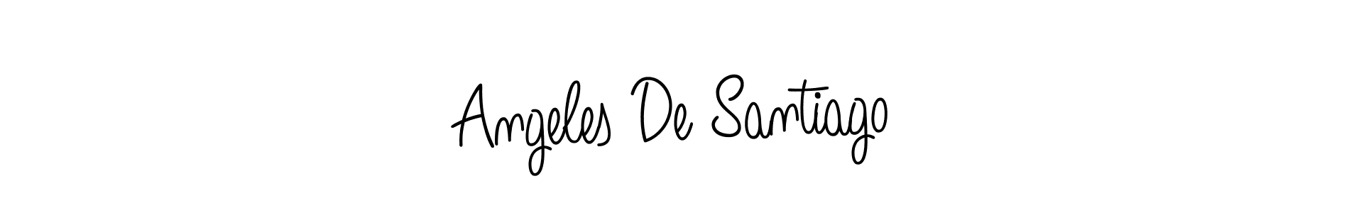 Similarly Angelique-Rose-font-FFP is the best handwritten signature design. Signature creator online .You can use it as an online autograph creator for name Angeles De Santiago. Angeles De Santiago signature style 5 images and pictures png