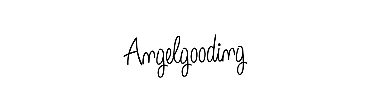 if you are searching for the best signature style for your name Angelgooding. so please give up your signature search. here we have designed multiple signature styles  using Angelique-Rose-font-FFP. Angelgooding signature style 5 images and pictures png