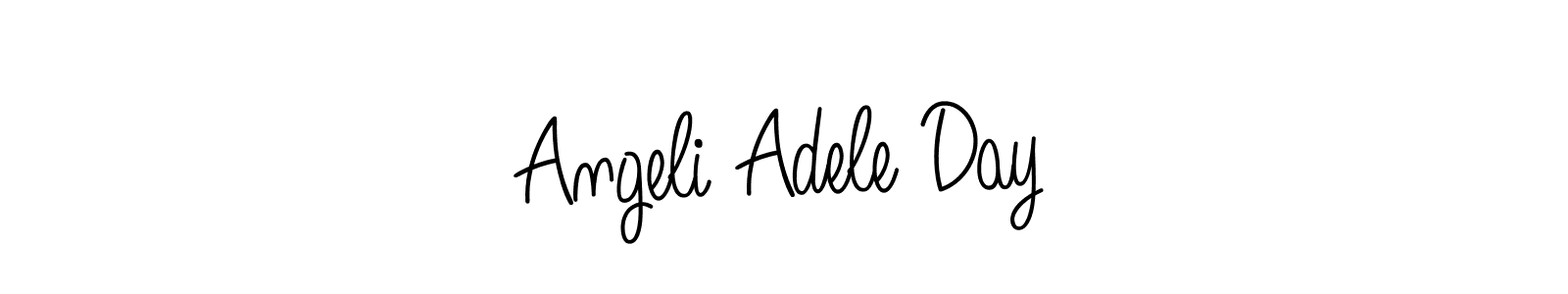 Angelique-Rose-font-FFP is a professional signature style that is perfect for those who want to add a touch of class to their signature. It is also a great choice for those who want to make their signature more unique. Get Angeli Adele Day name to fancy signature for free. Angeli Adele Day signature style 5 images and pictures png