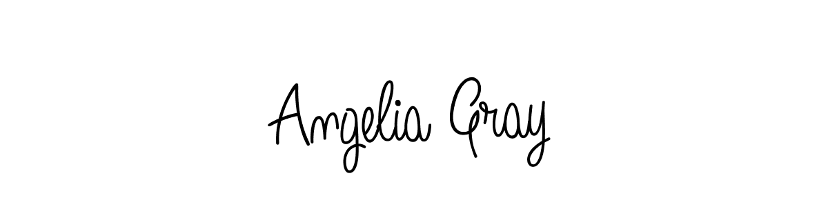Design your own signature with our free online signature maker. With this signature software, you can create a handwritten (Angelique-Rose-font-FFP) signature for name Angelia Gray. Angelia Gray signature style 5 images and pictures png