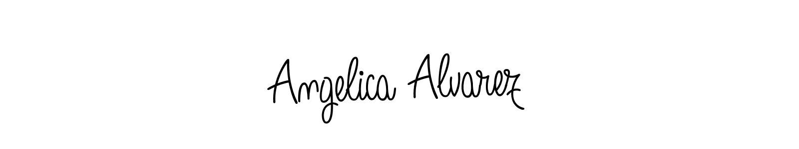 How to Draw Angelica Alvarez signature style? Angelique-Rose-font-FFP is a latest design signature styles for name Angelica Alvarez. Angelica Alvarez signature style 5 images and pictures png