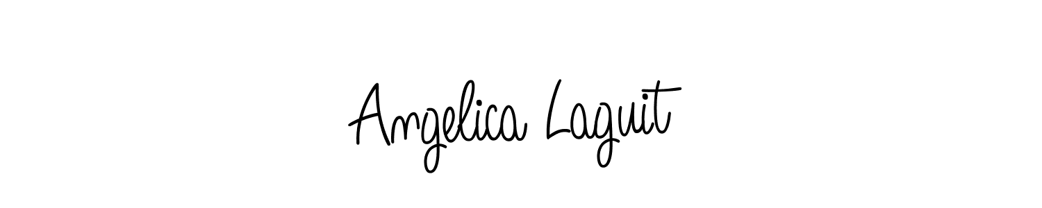 The best way (Angelique-Rose-font-FFP) to make a short signature is to pick only two or three words in your name. The name Angelica Laguit include a total of six letters. For converting this name. Angelica Laguit signature style 5 images and pictures png
