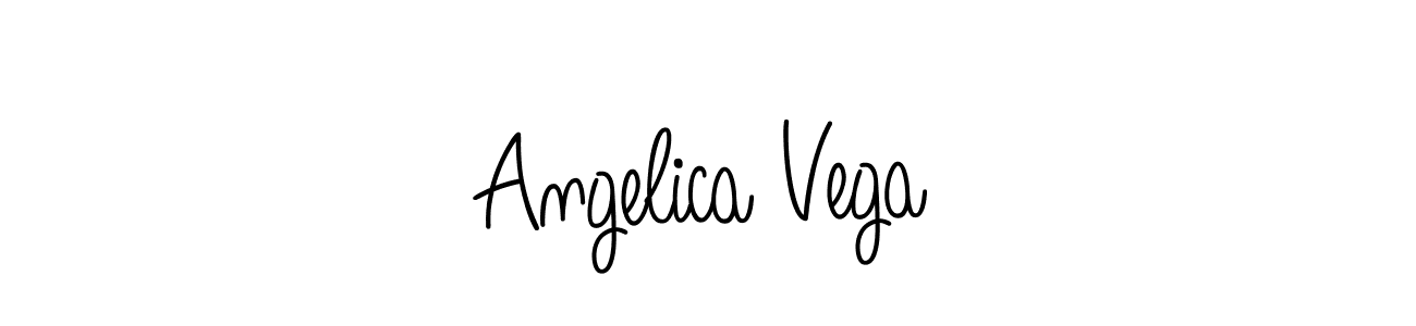 You should practise on your own different ways (Angelique-Rose-font-FFP) to write your name (Angelica Vega) in signature. don't let someone else do it for you. Angelica Vega signature style 5 images and pictures png