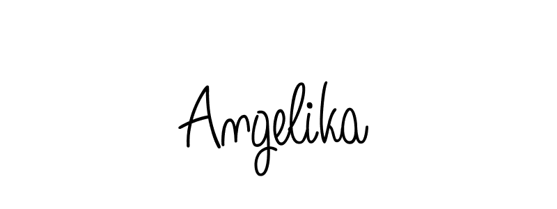 Once you've used our free online signature maker to create your best signature Angelique-Rose-font-FFP style, it's time to enjoy all of the benefits that Angelika name signing documents. Angelika signature style 5 images and pictures png