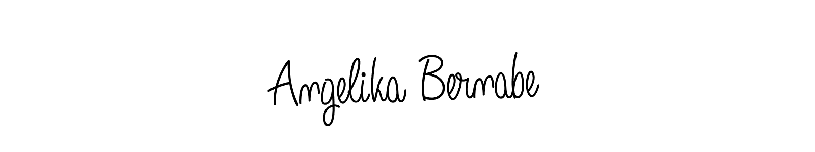 Also You can easily find your signature by using the search form. We will create Angelika Bernabe name handwritten signature images for you free of cost using Angelique-Rose-font-FFP sign style. Angelika Bernabe signature style 5 images and pictures png