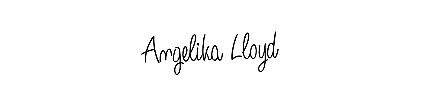 Create a beautiful signature design for name Angelika Lloyd. With this signature (Angelique-Rose-font-FFP) fonts, you can make a handwritten signature for free. Angelika Lloyd signature style 5 images and pictures png