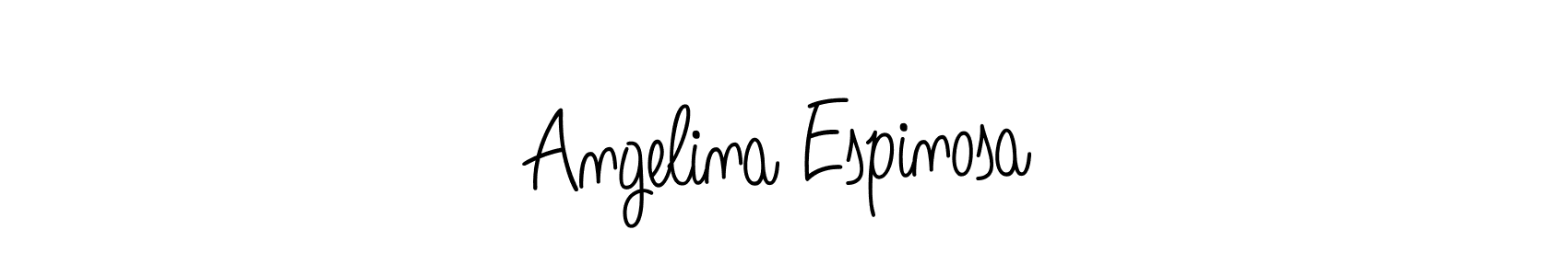 Also we have Angelina Espinosa name is the best signature style. Create professional handwritten signature collection using Angelique-Rose-font-FFP autograph style. Angelina Espinosa signature style 5 images and pictures png