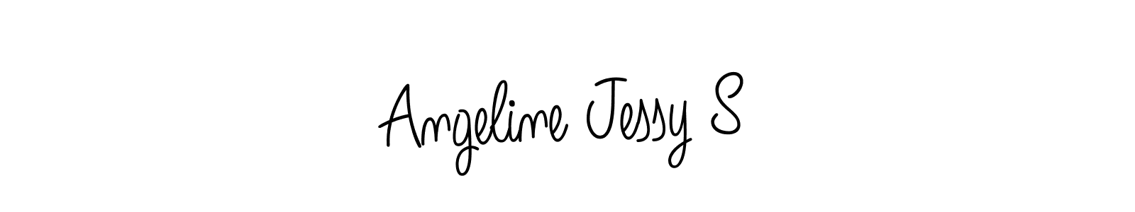 This is the best signature style for the Angeline Jessy S name. Also you like these signature font (Angelique-Rose-font-FFP). Mix name signature. Angeline Jessy S signature style 5 images and pictures png