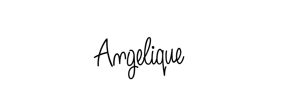 Angelique stylish signature style. Best Handwritten Sign (Angelique-Rose-font-FFP) for my name. Handwritten Signature Collection Ideas for my name Angelique. Angelique signature style 5 images and pictures png
