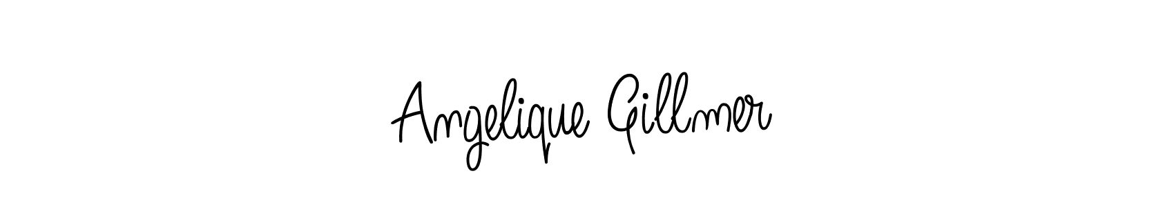 The best way (Angelique-Rose-font-FFP) to make a short signature is to pick only two or three words in your name. The name Angelique Gillmer include a total of six letters. For converting this name. Angelique Gillmer signature style 5 images and pictures png