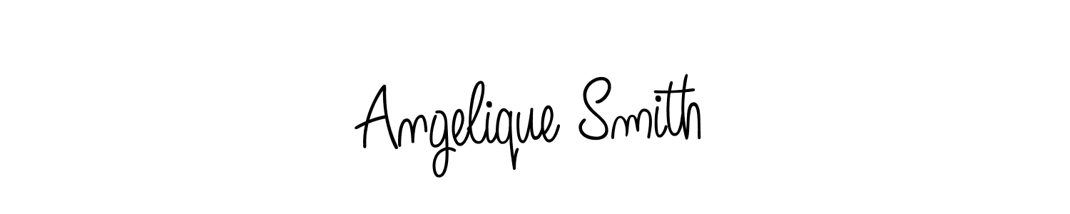It looks lik you need a new signature style for name Angelique Smith. Design unique handwritten (Angelique-Rose-font-FFP) signature with our free signature maker in just a few clicks. Angelique Smith signature style 5 images and pictures png