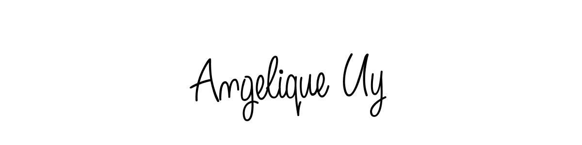 Make a beautiful signature design for name Angelique Uy. With this signature (Angelique-Rose-font-FFP) style, you can create a handwritten signature for free. Angelique Uy signature style 5 images and pictures png
