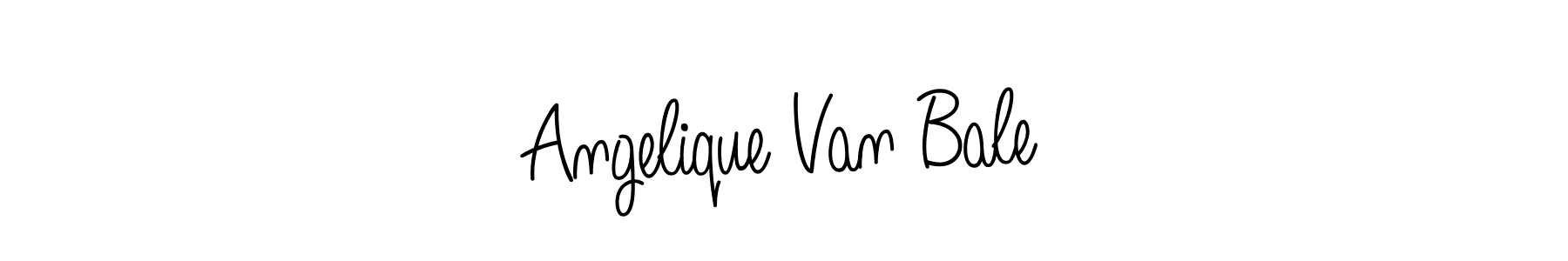 The best way (Angelique-Rose-font-FFP) to make a short signature is to pick only two or three words in your name. The name Angelique Van Bale include a total of six letters. For converting this name. Angelique Van Bale signature style 5 images and pictures png