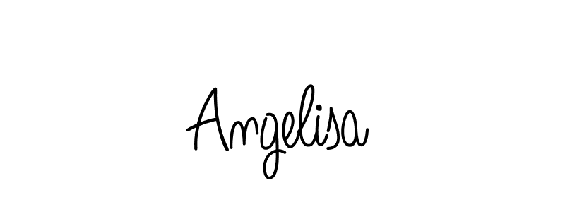 The best way (Angelique-Rose-font-FFP) to make a short signature is to pick only two or three words in your name. The name Angelisa include a total of six letters. For converting this name. Angelisa signature style 5 images and pictures png