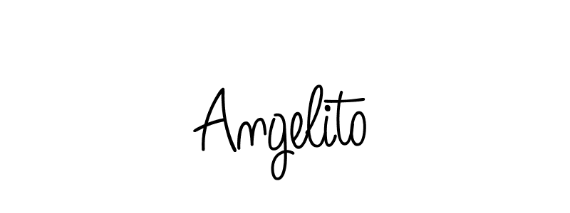 Also we have Angelito name is the best signature style. Create professional handwritten signature collection using Angelique-Rose-font-FFP autograph style. Angelito signature style 5 images and pictures png