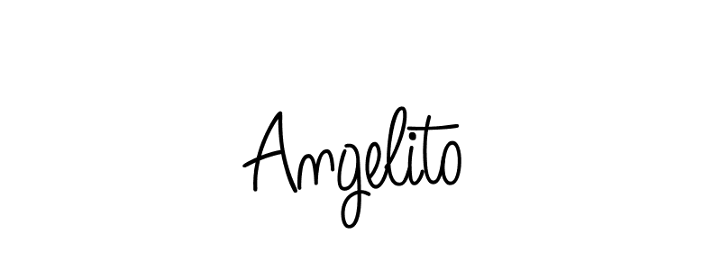 Also we have Angelito name is the best signature style. Create professional handwritten signature collection using Angelique-Rose-font-FFP autograph style. Angelito signature style 5 images and pictures png