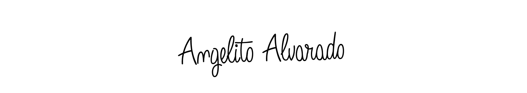 Make a beautiful signature design for name Angelito Alvarado. Use this online signature maker to create a handwritten signature for free. Angelito Alvarado signature style 5 images and pictures png