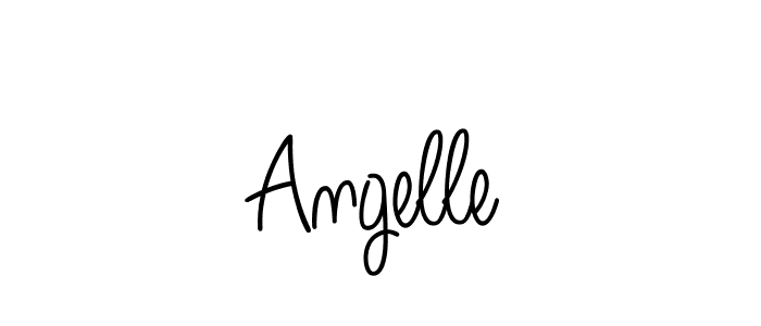 The best way (Angelique-Rose-font-FFP) to make a short signature is to pick only two or three words in your name. The name Angelle include a total of six letters. For converting this name. Angelle signature style 5 images and pictures png