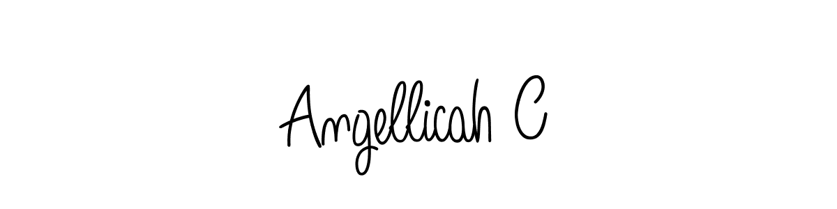 Also we have Angellicah C name is the best signature style. Create professional handwritten signature collection using Angelique-Rose-font-FFP autograph style. Angellicah C signature style 5 images and pictures png