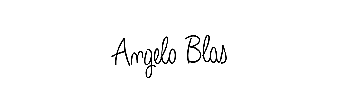 Angelo Blas stylish signature style. Best Handwritten Sign (Angelique-Rose-font-FFP) for my name. Handwritten Signature Collection Ideas for my name Angelo Blas. Angelo Blas signature style 5 images and pictures png