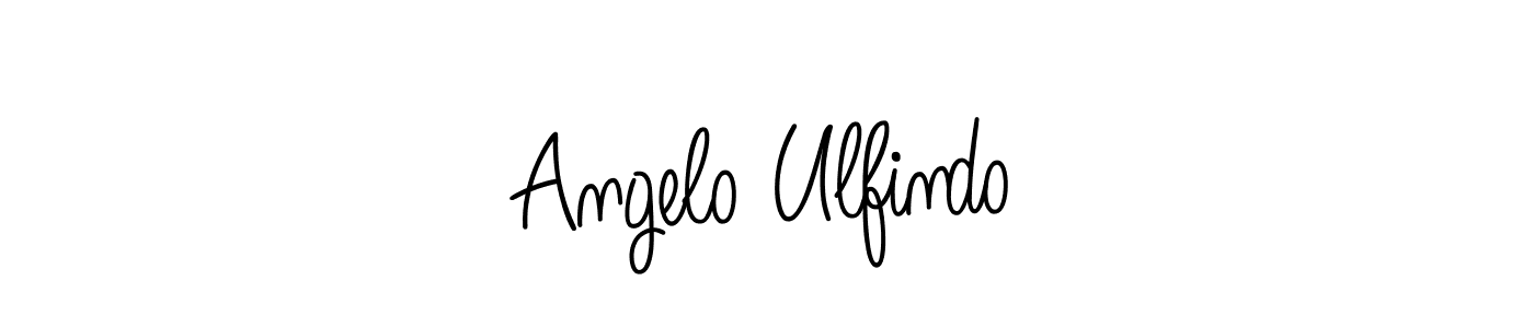 How to make Angelo Ulfindo signature? Angelique-Rose-font-FFP is a professional autograph style. Create handwritten signature for Angelo Ulfindo name. Angelo Ulfindo signature style 5 images and pictures png