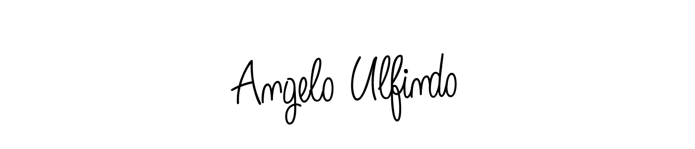 if you are searching for the best signature style for your name Angelo Ulfindo. so please give up your signature search. here we have designed multiple signature styles  using Angelique-Rose-font-FFP. Angelo Ulfindo signature style 5 images and pictures png