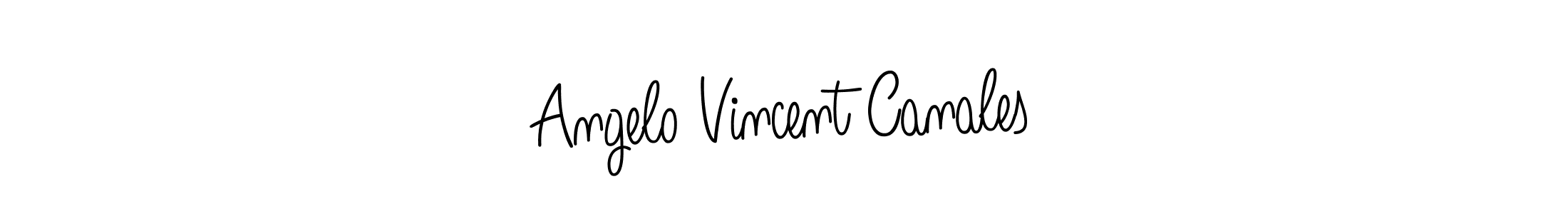 Create a beautiful signature design for name Angelo Vincent Canales. With this signature (Angelique-Rose-font-FFP) fonts, you can make a handwritten signature for free. Angelo Vincent Canales signature style 5 images and pictures png