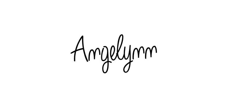 How to make Angelynn name signature. Use Angelique-Rose-font-FFP style for creating short signs online. This is the latest handwritten sign. Angelynn signature style 5 images and pictures png