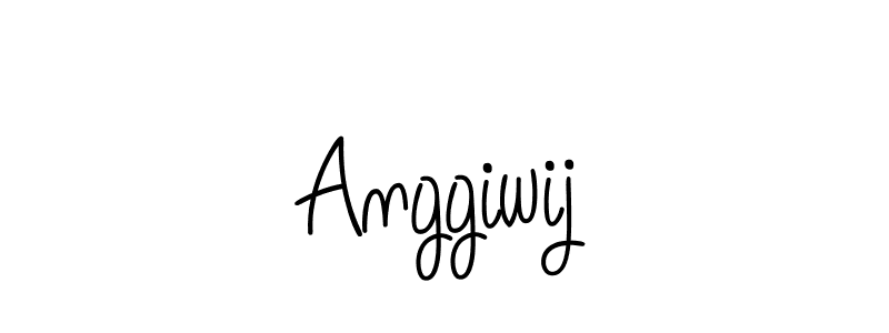 if you are searching for the best signature style for your name Anggiwij. so please give up your signature search. here we have designed multiple signature styles  using Angelique-Rose-font-FFP. Anggiwij signature style 5 images and pictures png