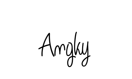 It looks lik you need a new signature style for name Angky. Design unique handwritten (Angelique-Rose-font-FFP) signature with our free signature maker in just a few clicks. Angky signature style 5 images and pictures png