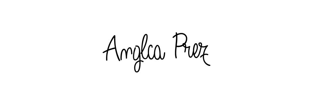 Make a beautiful signature design for name Anglca Prez. Use this online signature maker to create a handwritten signature for free. Anglca Prez signature style 5 images and pictures png