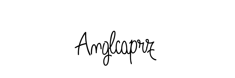 Create a beautiful signature design for name Anglcaprz. With this signature (Angelique-Rose-font-FFP) fonts, you can make a handwritten signature for free. Anglcaprz signature style 5 images and pictures png