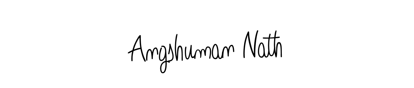 if you are searching for the best signature style for your name Angshuman Nath. so please give up your signature search. here we have designed multiple signature styles  using Angelique-Rose-font-FFP. Angshuman Nath signature style 5 images and pictures png