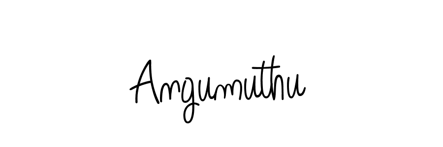 How to make Angumuthu signature? Angelique-Rose-font-FFP is a professional autograph style. Create handwritten signature for Angumuthu name. Angumuthu signature style 5 images and pictures png