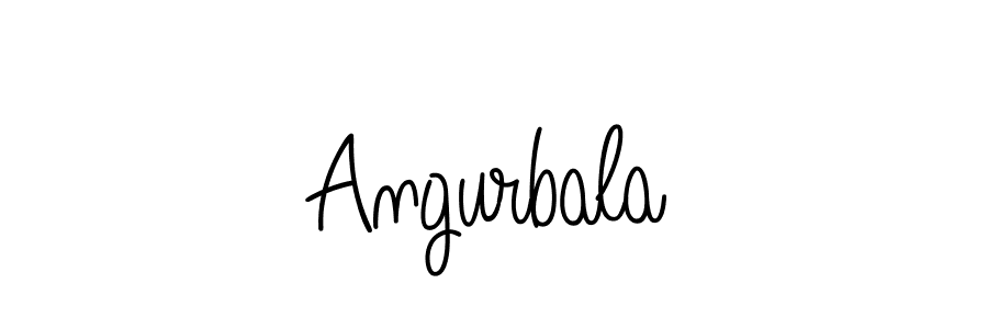 Make a beautiful signature design for name Angurbala. With this signature (Angelique-Rose-font-FFP) style, you can create a handwritten signature for free. Angurbala signature style 5 images and pictures png