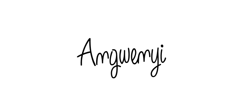 Make a beautiful signature design for name Angwenyi. Use this online signature maker to create a handwritten signature for free. Angwenyi signature style 5 images and pictures png