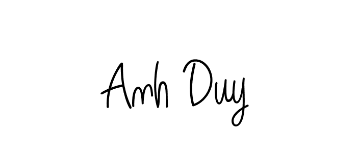Angelique-Rose-font-FFP is a professional signature style that is perfect for those who want to add a touch of class to their signature. It is also a great choice for those who want to make their signature more unique. Get Anh Duy name to fancy signature for free. Anh Duy signature style 5 images and pictures png