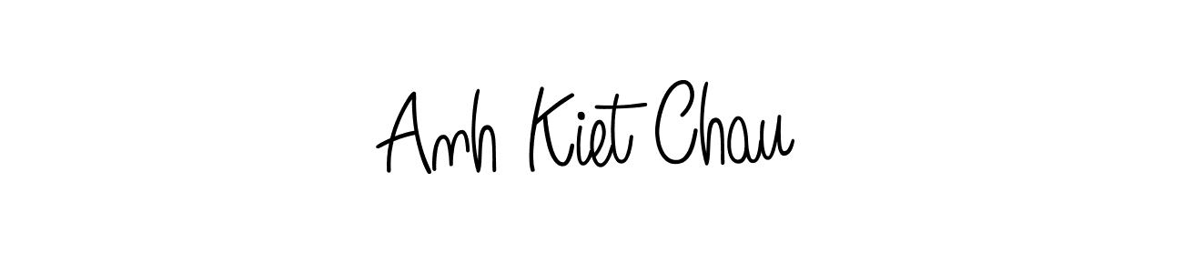 Make a short Anh Kiet Chau signature style. Manage your documents anywhere anytime using Angelique-Rose-font-FFP. Create and add eSignatures, submit forms, share and send files easily. Anh Kiet Chau signature style 5 images and pictures png