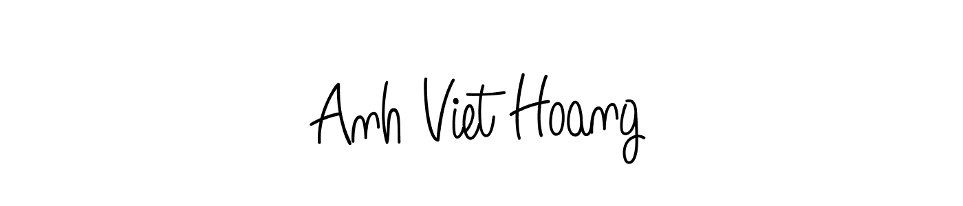 Anh Viet Hoang stylish signature style. Best Handwritten Sign (Angelique-Rose-font-FFP) for my name. Handwritten Signature Collection Ideas for my name Anh Viet Hoang. Anh Viet Hoang signature style 5 images and pictures png