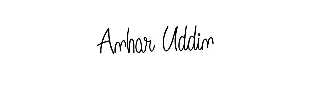 It looks lik you need a new signature style for name Anhar Uddin. Design unique handwritten (Angelique-Rose-font-FFP) signature with our free signature maker in just a few clicks. Anhar Uddin signature style 5 images and pictures png