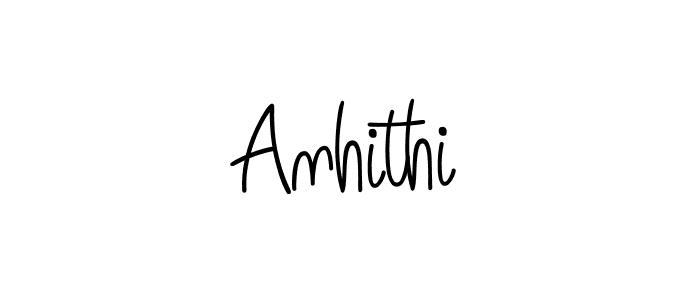 Create a beautiful signature design for name Anhithi. With this signature (Angelique-Rose-font-FFP) fonts, you can make a handwritten signature for free. Anhithi signature style 5 images and pictures png