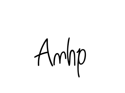 The best way (Angelique-Rose-font-FFP) to make a short signature is to pick only two or three words in your name. The name Anhp include a total of six letters. For converting this name. Anhp signature style 5 images and pictures png