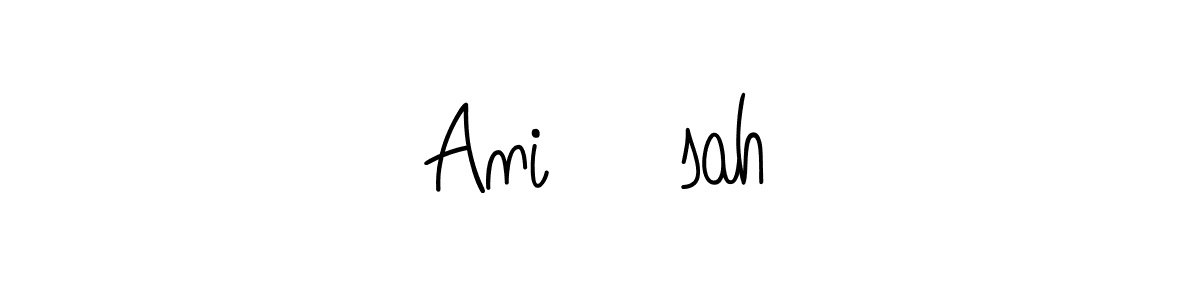 Use a signature maker to create a handwritten signature online. With this signature software, you can design (Angelique-Rose-font-FFP) your own signature for name Ani❤️sah. Ani❤️sah signature style 5 images and pictures png